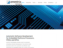 Tablet Screenshot of emmtrix.com
